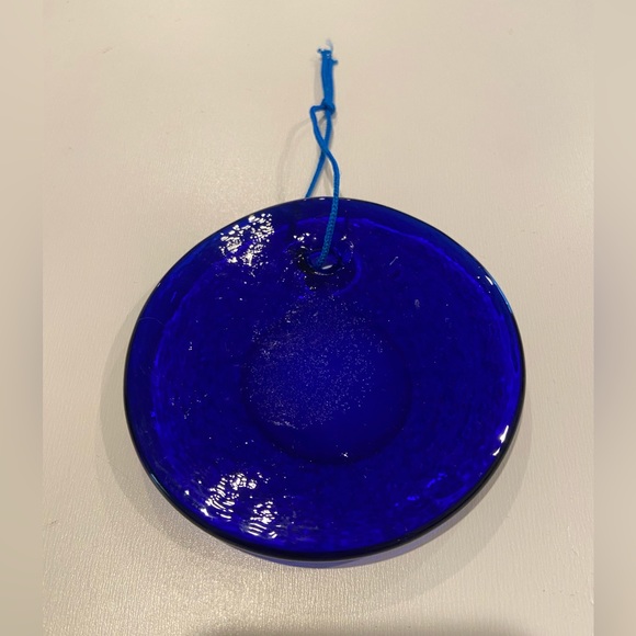 Turkish Evil Eye Glass Wall Hanging or Sun Catcher - Picture 3 of 6